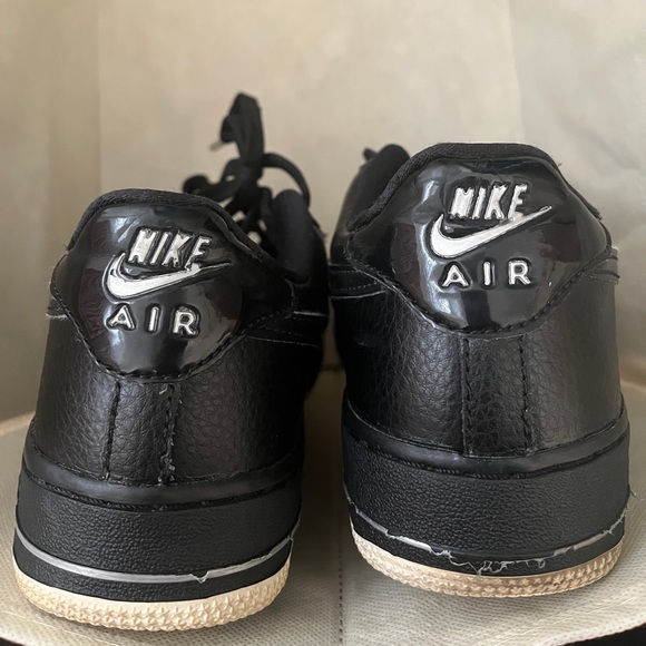 Black woven Nike Air Force LV8 sneakers - Picture 5 of 9